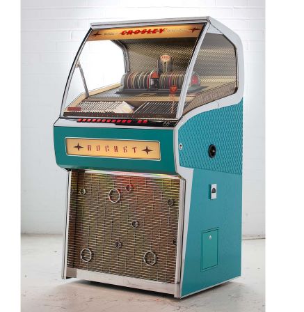 Rocket 80 CD Bluetooth Full-Size Jukebox - Turquoise
