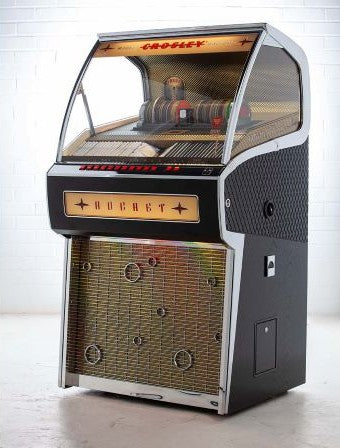 Rocket 80 CD Bluetooth Full-Size Jukebox - Black