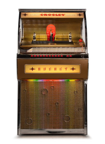 Rocket 80 CD Bluetooth Full-Size Jukebox - Oak