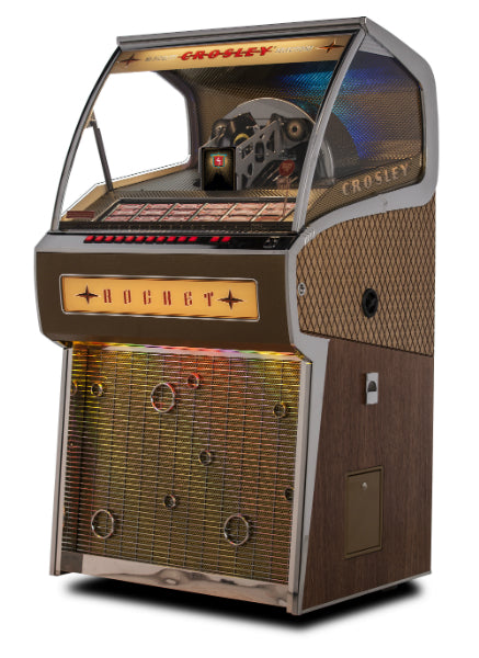 Rocket 45 Vinyl Full-Size Jukebox - Oak