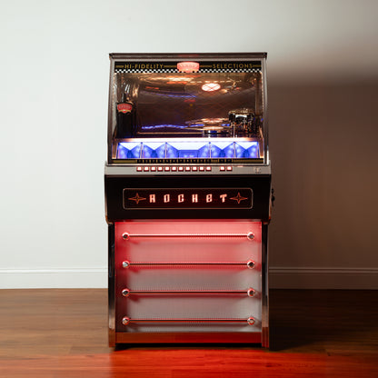 Long Player Full Size LP Jukebox - Black