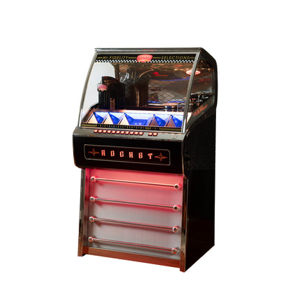 Long Player Full Size LP Jukebox - Black