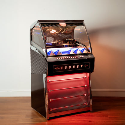 Long Player Full Size LP Jukebox - Black