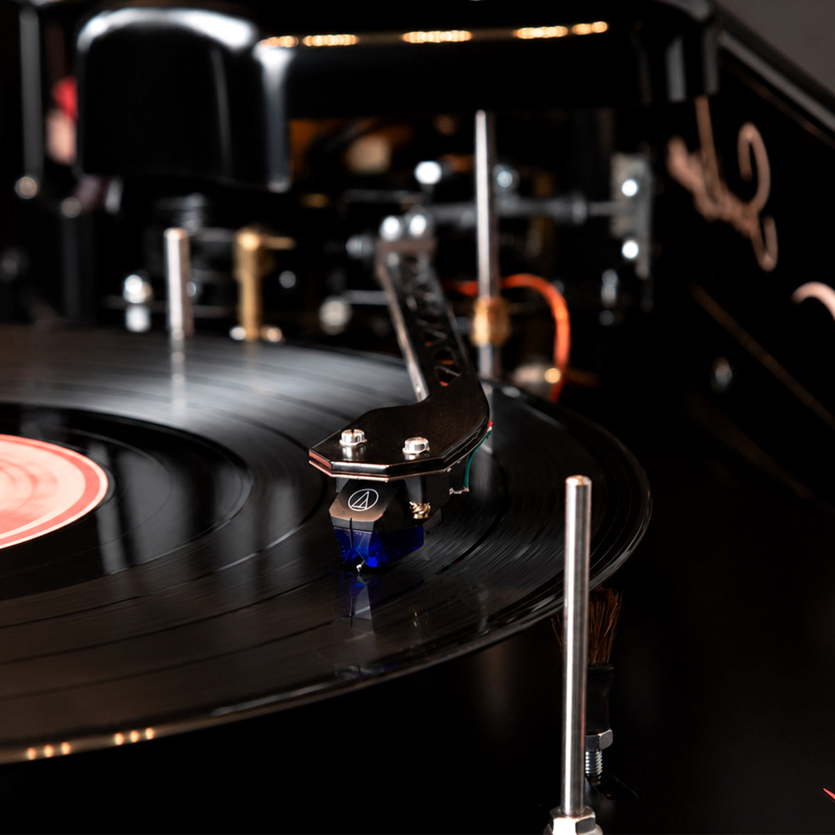 Long Player Full Size LP Jukebox - Black