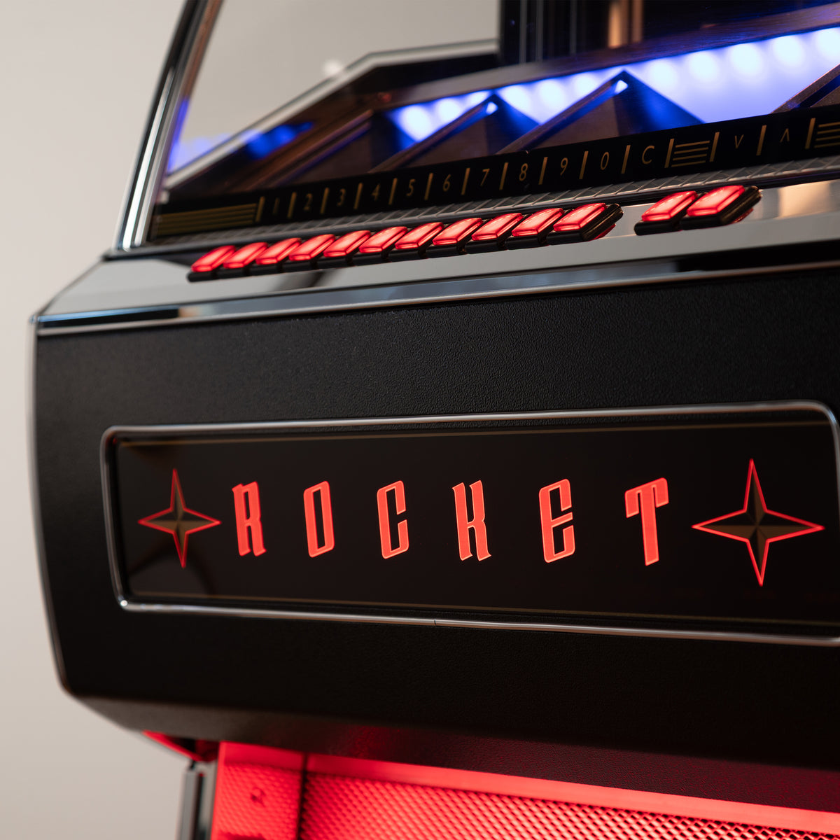 Long Player Full Size LP Jukebox - Black