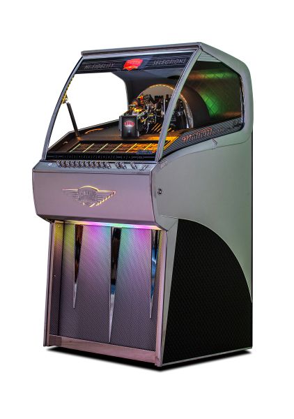 Rocket 45 Vinyl Jukebox Streamliner - Silver