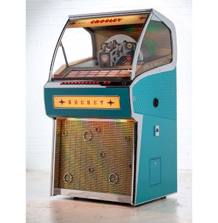 Rocket 45 Vinyl Full-Size Jukebox - Turquoise