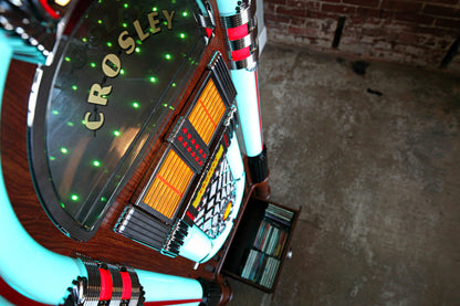 Digital LED Jukebox with Bluetooth - Walnut