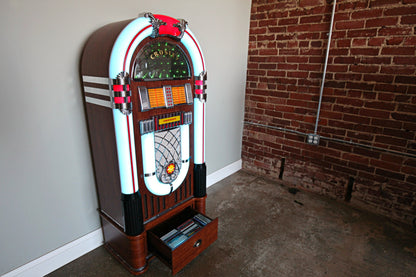 Digital LED Jukebox with Bluetooth - Walnut